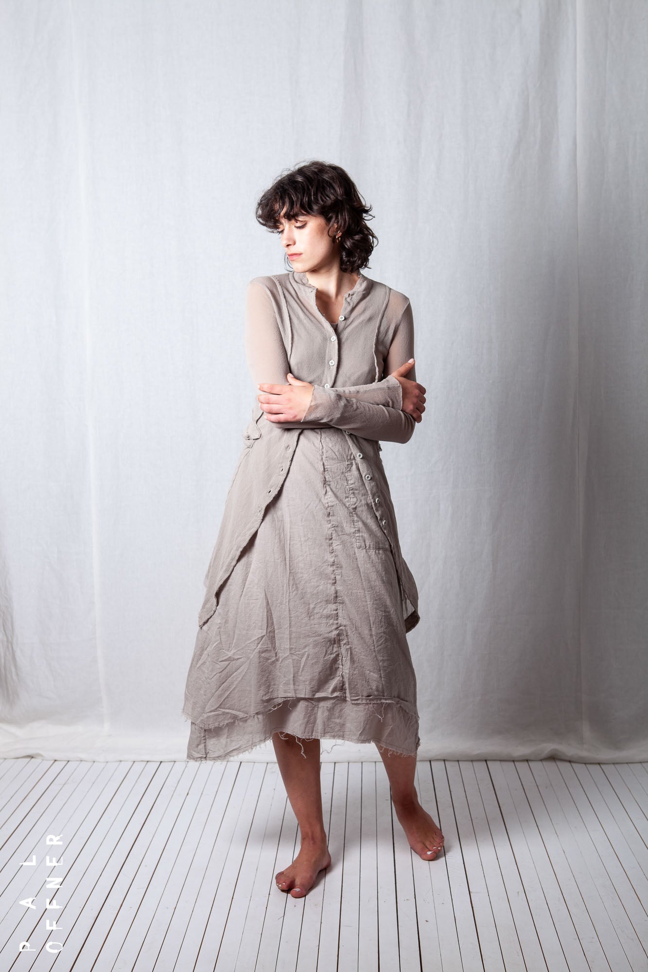 Sheer Penguin Coat_Organic Cotton Mesh (GOTS)