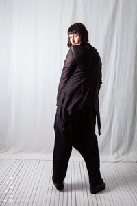 Sheer Penguin Coat_Organic Cotton Mesh (GOTS)