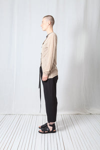 Short Loose Cardigan_Cotton Knit