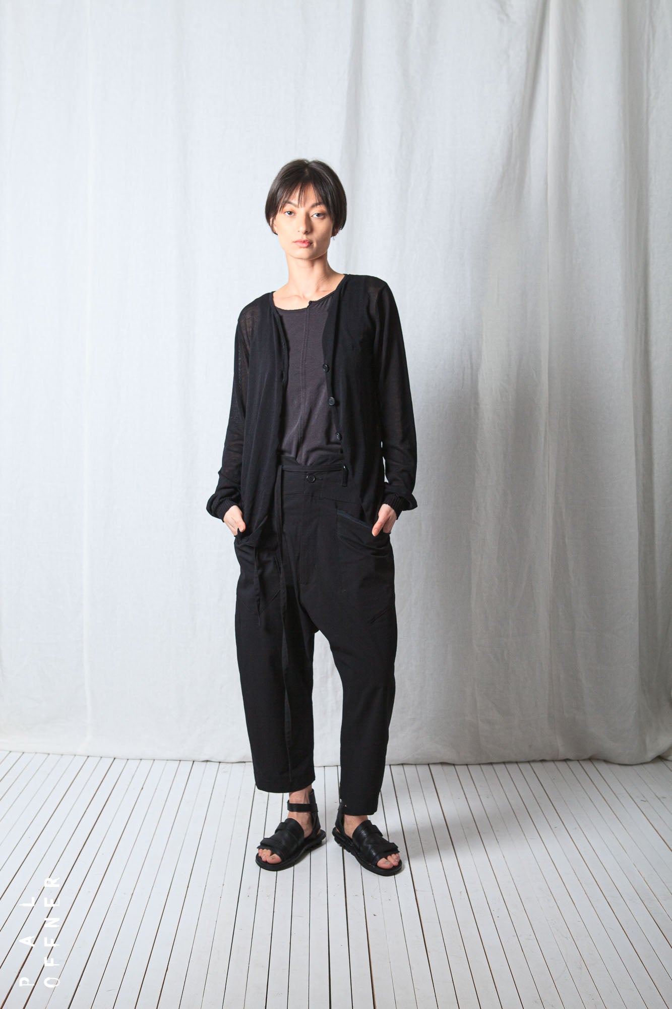 Short Loose Cardigan_Cotton Knit