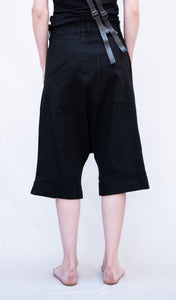 Stretch Short Trousers_Viscose Linen Mix