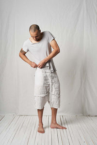 Super Low Crotch Trousers_Linen