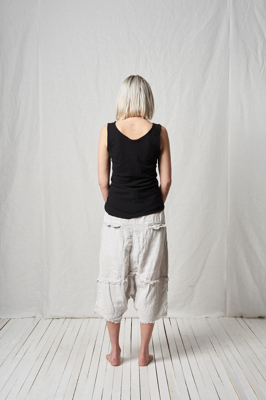 Super Low Crotch Trousers_Linen