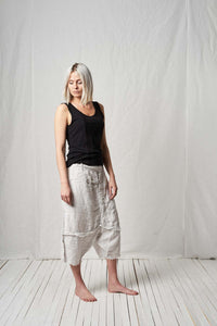 Super Low Crotch Trousers_Linen