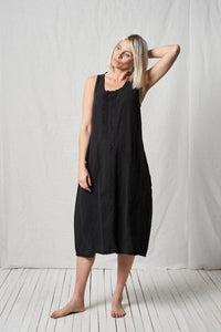 Trench Dress_Linen Silk Mix