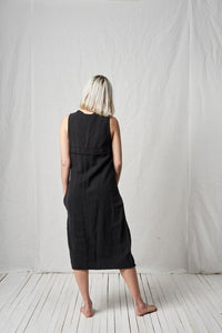 Trench Dress_Linen Silk Mix