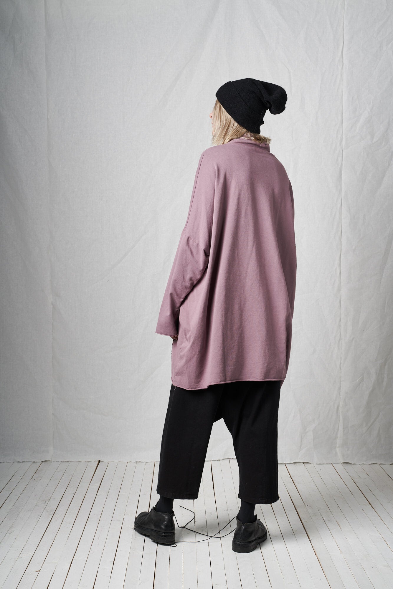 Turtel Neck Tunic_Cotton Sweat