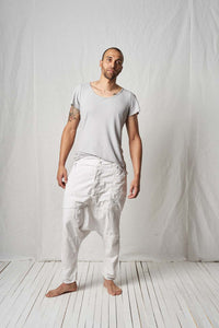 Two Waist Trousers_Cotton Poplin