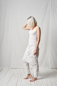 Two Waist Trousers_Cotton Poplin