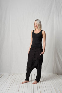 Two Waist Trousers_Cotton Poplin