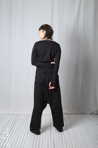 V-Neck Slim Pullover_Luxury Bi-Stretch Tricot