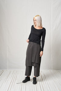 Wrap Trousers_Flowing Viscose