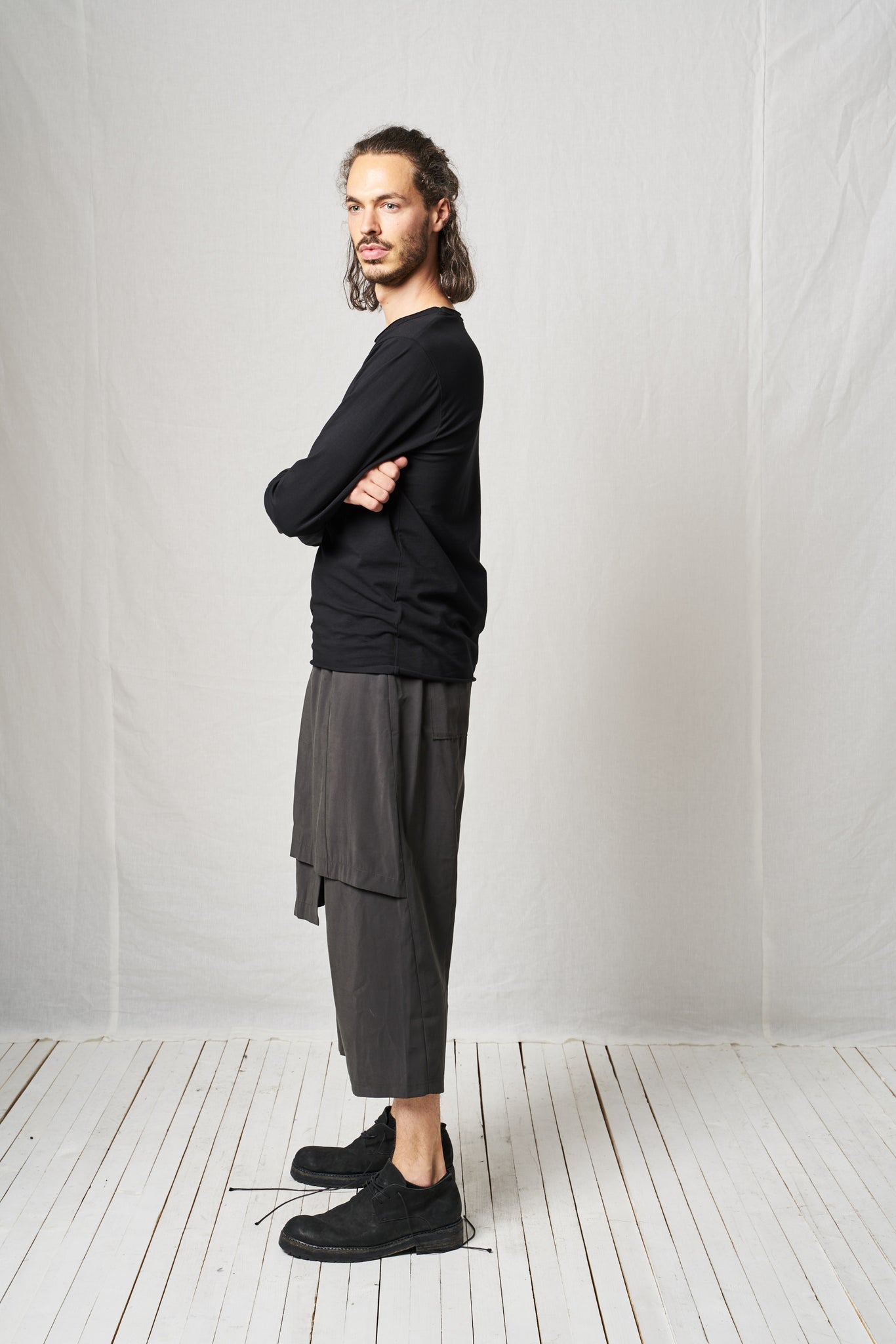 Wrap Trousers_Flowing Viscose