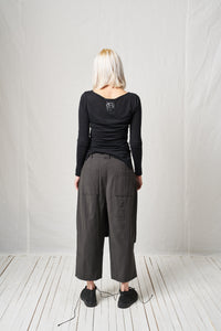 Wrap Trousers_Flowing Viscose