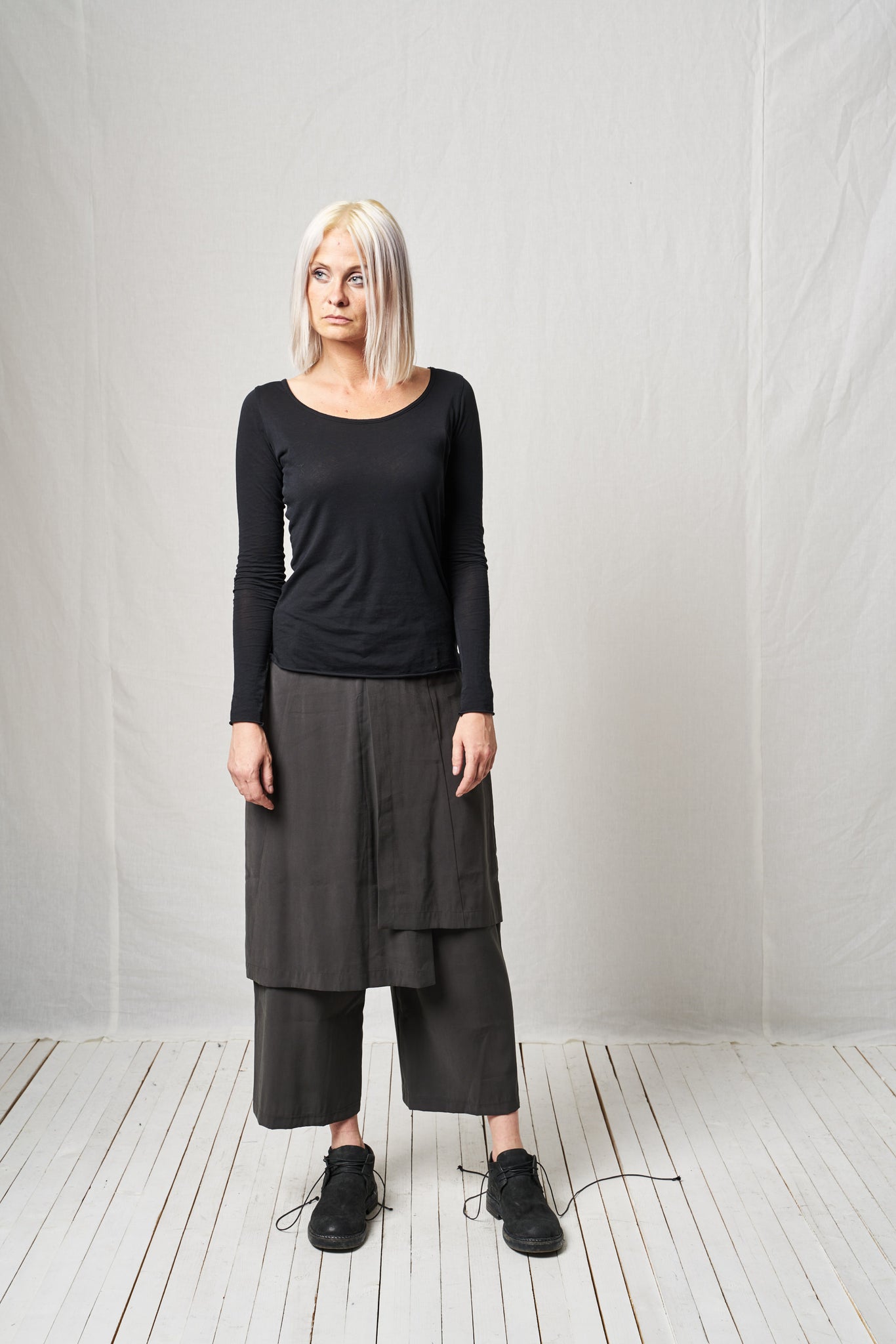 Wrap Trousers_Flowing Viscose